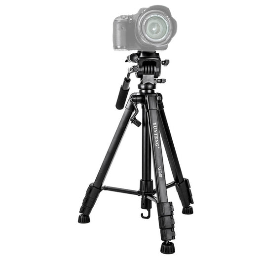 YUNTENG VCT-80 Aluminum Tripod Mount with Damping Ballhead - Camera Accessories by buy2fix | Online Shopping UK | buy2fix