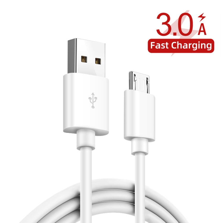 PD03 20W PD3.0 + QC3.0 USB Charger with USB to Micro USB Data Cable, US Plug(White) - Mobile Accessories by buy2fix | Online Shopping UK | buy2fix