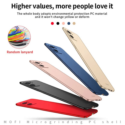 For OPPO Find X5 Lite / Reno7 Global MOFI Frosted PC Ultra-thin Hard Case(Red) - OPPO Cases by MOFI | Online Shopping UK | buy2fix