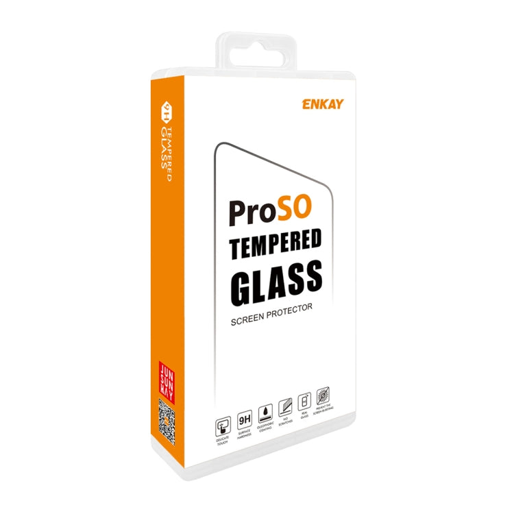 For iPhone 14 Pro 5pcs ENKAY 28 Degree Anti-peeping Tempered Glass Film - iPhone 14 Pro Tempered Glass by ENKAY | Online Shopping UK | buy2fix