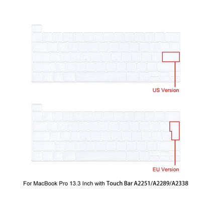 For MacBook Pro 13.3 A2251/A2289/A2338 ENKAY Hat-Prince 3 in 1 Protective Bracket  Case Cover Hard Shell with TPU Keyboard Film / Anti-dust Plugs, Version:EU(Grey) - MacBook Pro Cases by ENKAY | Online Shopping UK | buy2fix