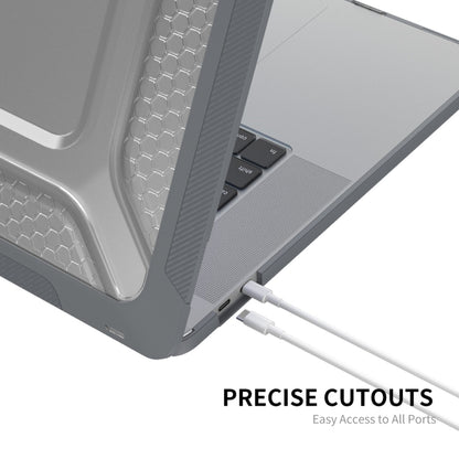 For MacBook Pro 16 A2141 ENKAY Hat-Prince 3 in 1 Protective Bracket  Case Cover Hard Shell with TPU Keyboard Film / Anti-dust Plugs, Version:EU(Blue) - MacBook Pro Cases by ENKAY | Online Shopping UK | buy2fix