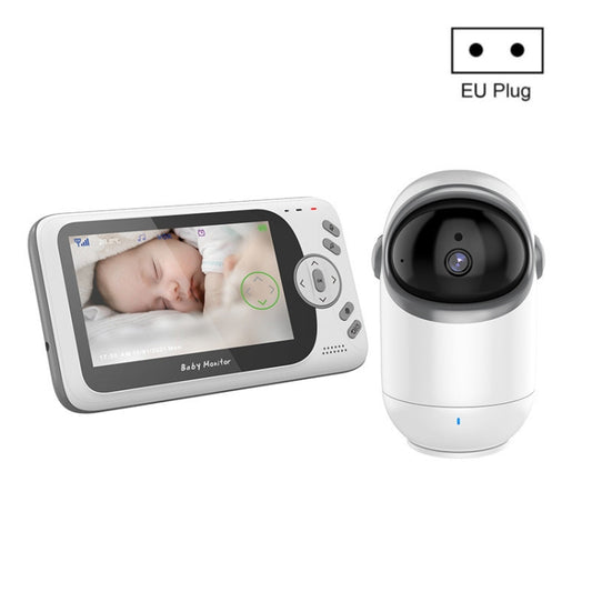 VB801 4.3 inch Night Vision Camera Baby Monitor, Wireless Intercom Audio Video Camera, Temperature Detection(EU Plug) - Security by buy2fix | Online Shopping UK | buy2fix