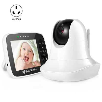 SM935 3.5 inch LCD Screen Wireless Video Baby Monitor Night Vision Two-Way Audio IP Camera(AU Plug) - Security by buy2fix | Online Shopping UK | buy2fix