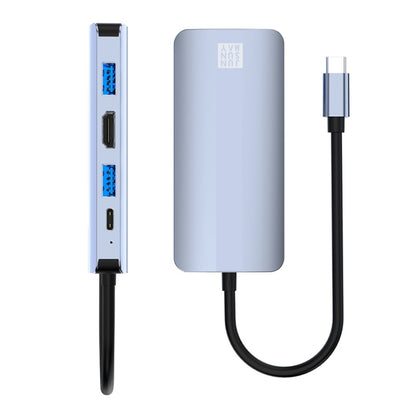 JUNSUNMAY 7 in 1 Multifunctional USB-C Hub Docking Station Adapter - - USB HUB by JUNSUNMAY | Online Shopping UK | buy2fix