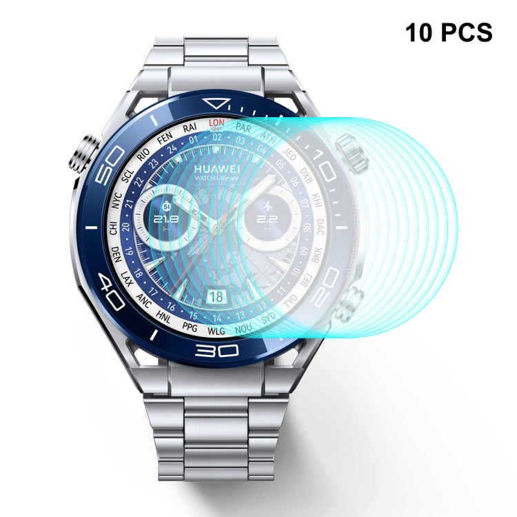 10pcs For Huawei Watch Ultimate ENKAY Hat-Prince 0.2mm 9H Tempered Glass Screen Protector Watch Film - Screen Protector by ENKAY | Online Shopping UK | buy2fix