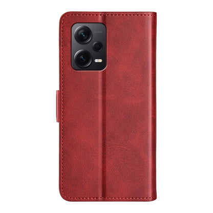 For Xiaomi Redmi Note 12 Pro+ Dual-side Magnetic Buckle Horizontal Flip Leather Phone Case(Red) - Note 12 Pro+ Cases by buy2fix | Online Shopping UK | buy2fix
