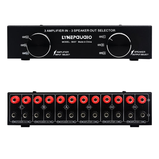 3 Input 3 Output Power Amplifier And Speaker Switcher Speaker Switch Splitter Comparator 300W Per Channel Without Loss Of Sound Quality - Consumer Electronics by buy2fix | Online Shopping UK | buy2fix