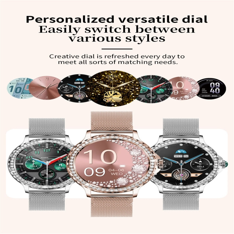 NX19 1.3 inch IP68 Waterproof Color Screen Smart Watch,Support Heart Rate / Blood Pressure / Blood Oxygen Monitoring(Gold) - Smart Watches by buy2fix | Online Shopping UK | buy2fix