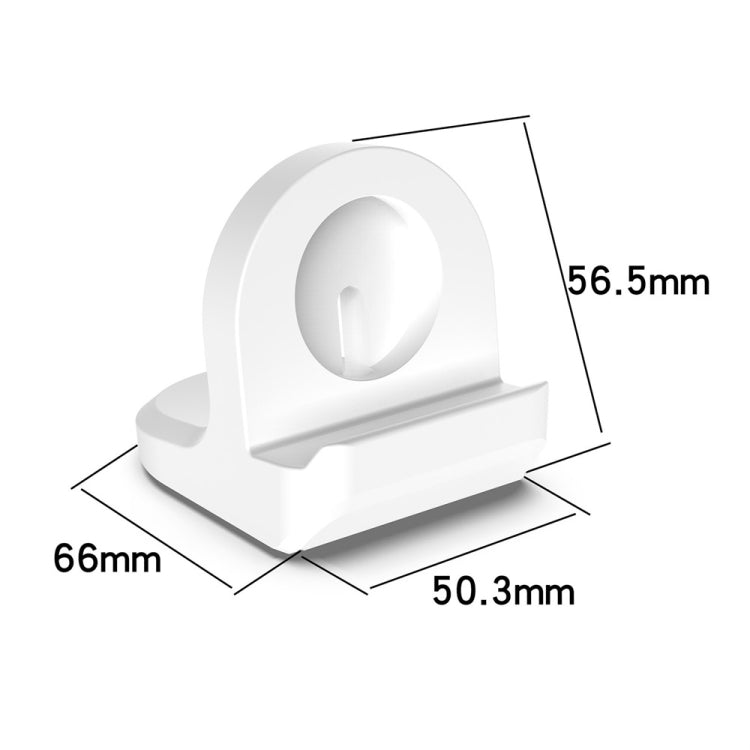 For Samsung Galaxy Watch6 / Watch6 Classic / Watch5 / Watch5 Pro JUNSUNMAY Silicone Charger Stand Non-Slip Base(White) - Charger by JUNSUNMAY | Online Shopping UK | buy2fix