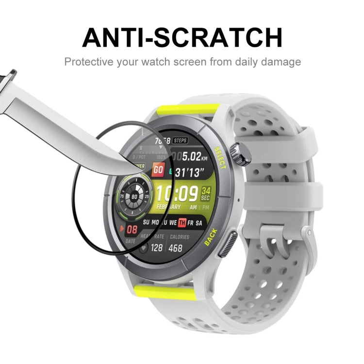 For Amazfit Cheetah / Cheetah Pro 2pcs ENKAY 3D Full Coverage Soft PC Edge PMMA HD Screen Film - Screen Protector by ENKAY | Online Shopping UK | buy2fix