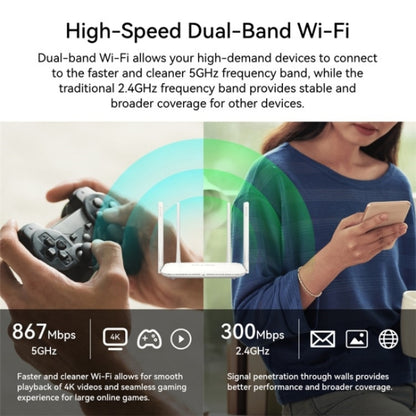 LB-LINK WR1300H Full Gigabit Port 1200M High Speed Dual Band 5G WiFi Repeater Wireless Router - Wireless Routers by buy2fix | Online Shopping UK | buy2fix