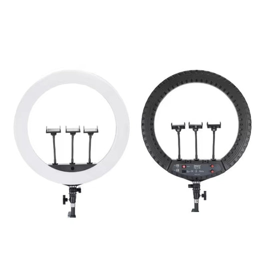 JMARY FM-21R With Remote Control Phone Clip 21-inch Dimmable LED Ring Light(EU Plug) -  by Jmary | Online Shopping UK | buy2fix