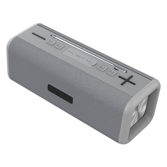 T9 Wireless Bluetooth 4.2 Speaker 10W Portable Sound Box FM Digital Radio 3D Surround Stereo, Support Handsfree & TF & AUX(Gray) - Desktop Speaker by buy2fix | Online Shopping UK | buy2fix