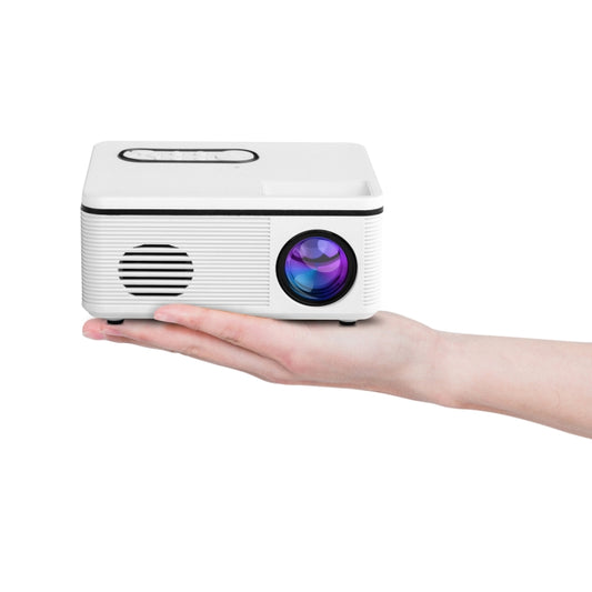 S361 80 lumens 320 x 240 Pixel Portable Mini Projector, Support 1080P, EU Plug(White) - Consumer Electronics by buy2fix | Online Shopping UK | buy2fix