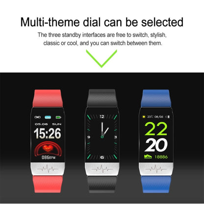 T1 1.14 inch Color Screen Smart Watch IP67 Waterproof,Support Call Reminder /Heart Rate Monitoring/Sedentary Reminder/Sleep Monitoring/ECG Monitoring(Red) - Smart Wear by buy2fix | Online Shopping UK | buy2fix