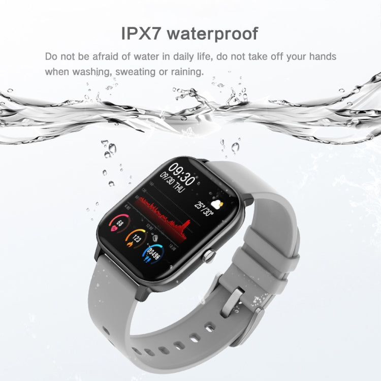 P8 1.4 inch Color Screen Smart Watch IPX7 Waterproof,Support Call Reminder /Heart Rate Monitoring/Sleep Monitoring/Blood Pressure Monitoring/Blood Oxygen Monitoring(Gray) - Smart Wear by buy2fix | Online Shopping UK | buy2fix