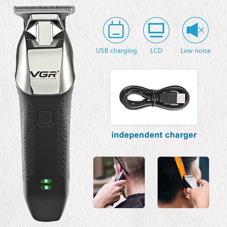 VGR V-171 5W USB Portable Push White Electric Clippers - Hair Trimmer by VGR | Online Shopping UK | buy2fix