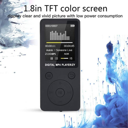 Portable MP4 Lossless Sound Music Player FM Recorder Walkman Player Mini Support Music, Radio, Recording, MP3, TF Card, No Memory(Black) - Consumer Electronics by buy2fix | Online Shopping UK | buy2fix