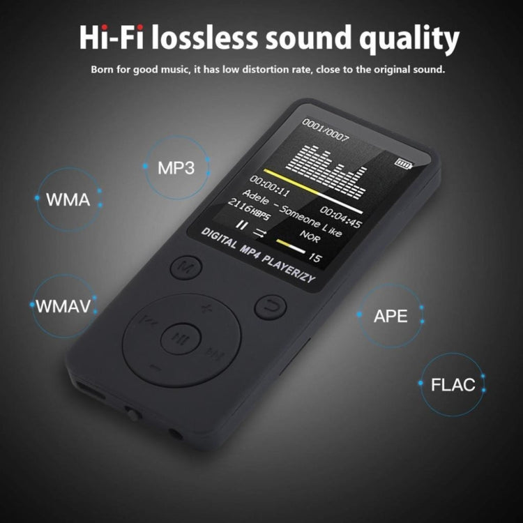 Portable MP4 Lossless Sound Music Player FM Recorder Walkman Player Mini Support Music, Radio, Recording, MP3, TF Card, No Memory(Pink) - Consumer Electronics by buy2fix | Online Shopping UK | buy2fix