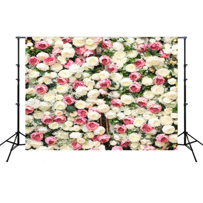 2.1m x 1.5m Flower Wall Simulation Rose Wedding Party Arrangement 3D Photography Background Cloth(H4) - Camera Accessories by buy2fix | Online Shopping UK | buy2fix