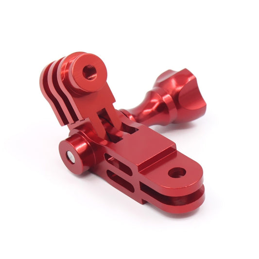 Action Camera Universal Aluminum Alloy Three-way Adjustment Arm 360 Degree Adapter(Red) - DJI & GoPro Accessories by buy2fix | Online Shopping UK | buy2fix
