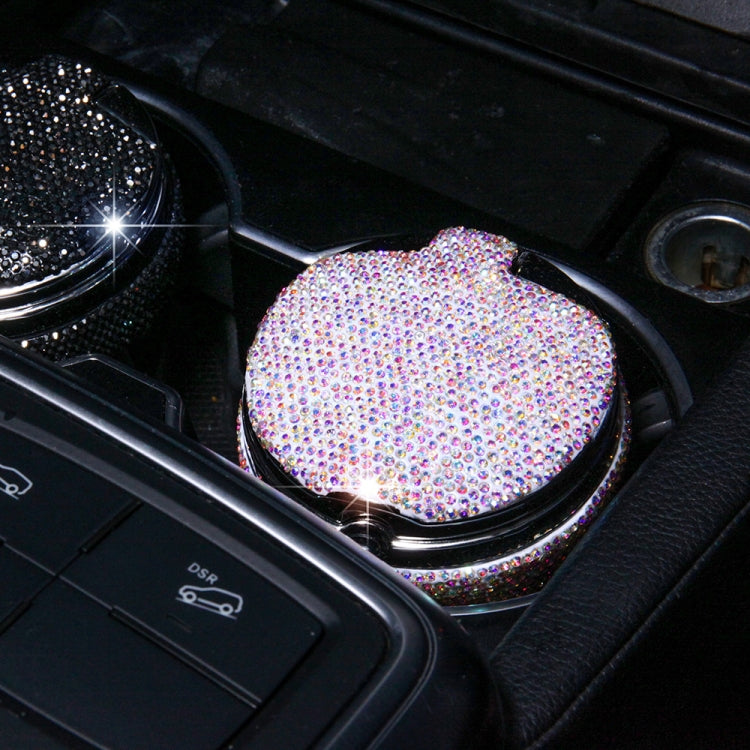 Studded Diamond Car Ashtray with Led Lamp(AB) - Ashtrays by buy2fix | Online Shopping UK | buy2fix