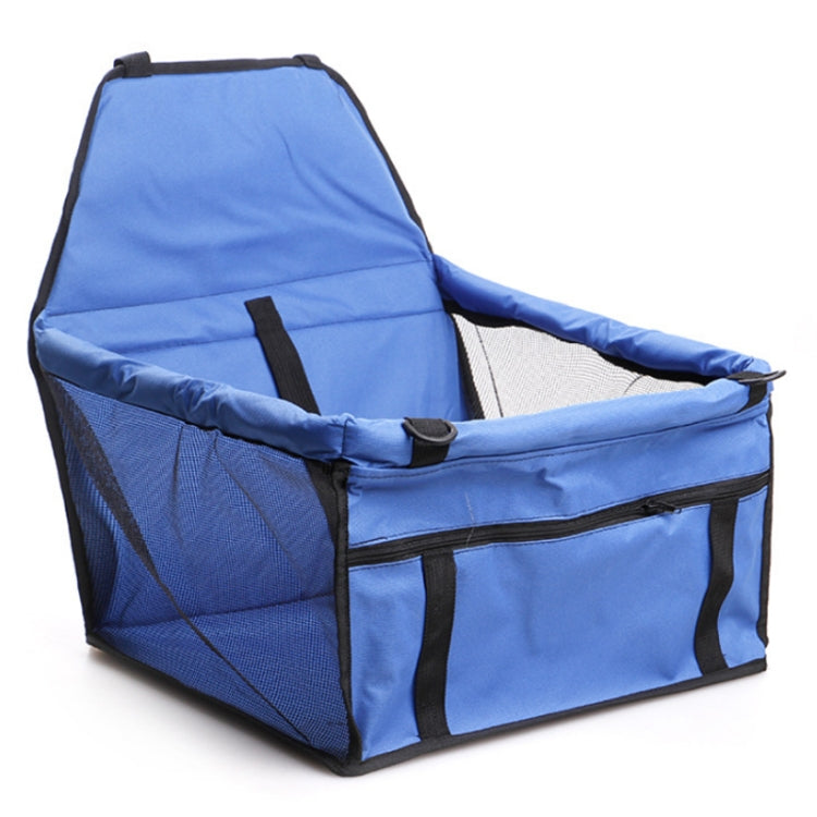 In Car Double-Layer Mesh Thickening Waterproof Pet Bag(Blue) - In Car by buy2fix | Online Shopping UK | buy2fix