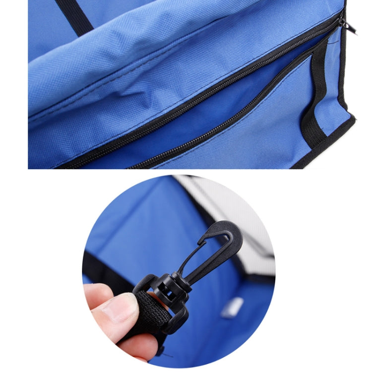 In Car Double-Layer Mesh Thickening Waterproof Pet Bag(Blue) - In Car by buy2fix | Online Shopping UK | buy2fix