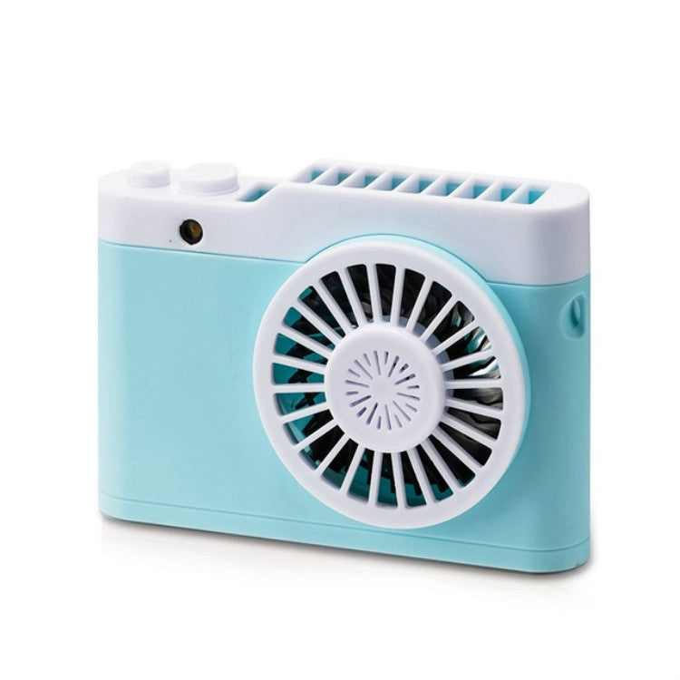 Portable Mini Usb Charging Camera Fan Hanging Neck Small Fan(Blue) - Consumer Electronics by buy2fix | Online Shopping UK | buy2fix