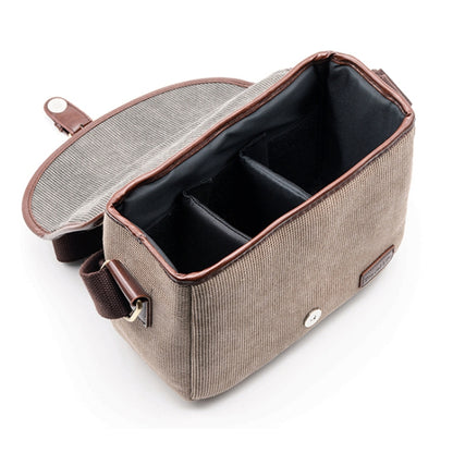 Retro Photo Camera Bag Case Cover For Canon EOS 200D 77D 7D 80D 800D 1300D 6D 70D 760D 750D 700D 600D 100D 1200D 1100D SX540(Dark Khaki) - Camera Accessories by buy2fix | Online Shopping UK | buy2fix