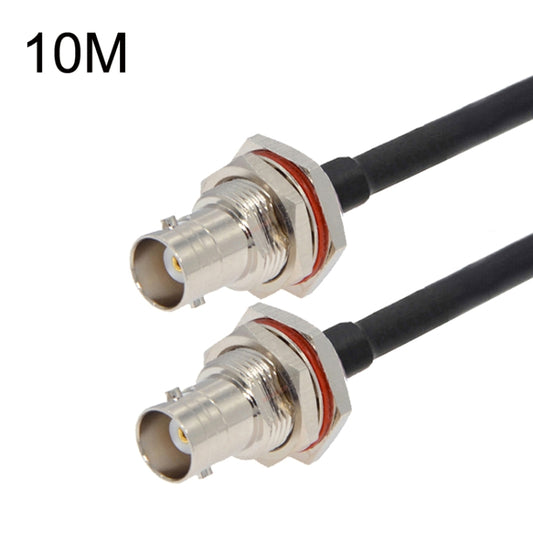 BNC Female To BNC Female RG58 Coaxial Adapter Cable, Cable Length:10m - Connectors by buy2fix | Online Shopping UK | buy2fix