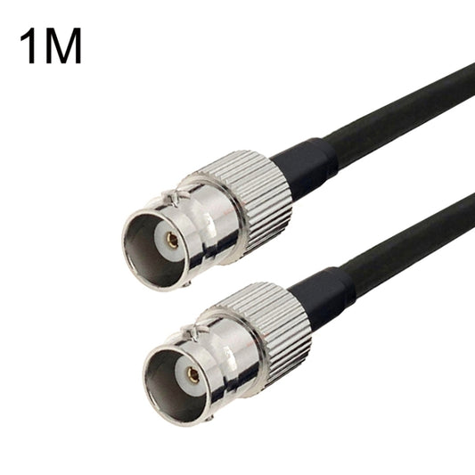 BNC Female To BNC Female RG58 Coaxial Adapter Cable, Cable Length:1m - Connectors by buy2fix | Online Shopping UK | buy2fix