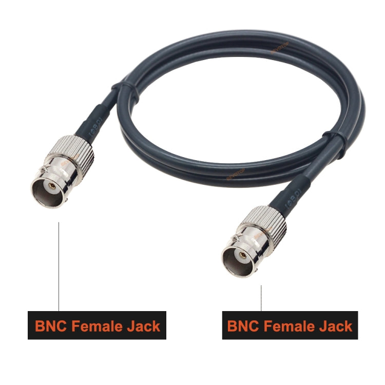 BNC Female To BNC Female RG58 Coaxial Adapter Cable, Cable Length:3m - Connectors by buy2fix | Online Shopping UK | buy2fix