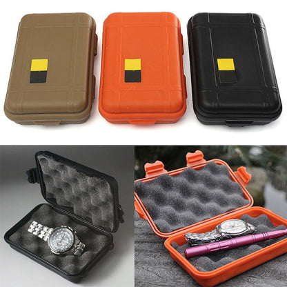 Outdoor Shockproof Waterproof Tool Box Airtight Case EDC Travel Sealed Container(Mud) - Home & Garden by buy2fix | Online Shopping UK | buy2fix