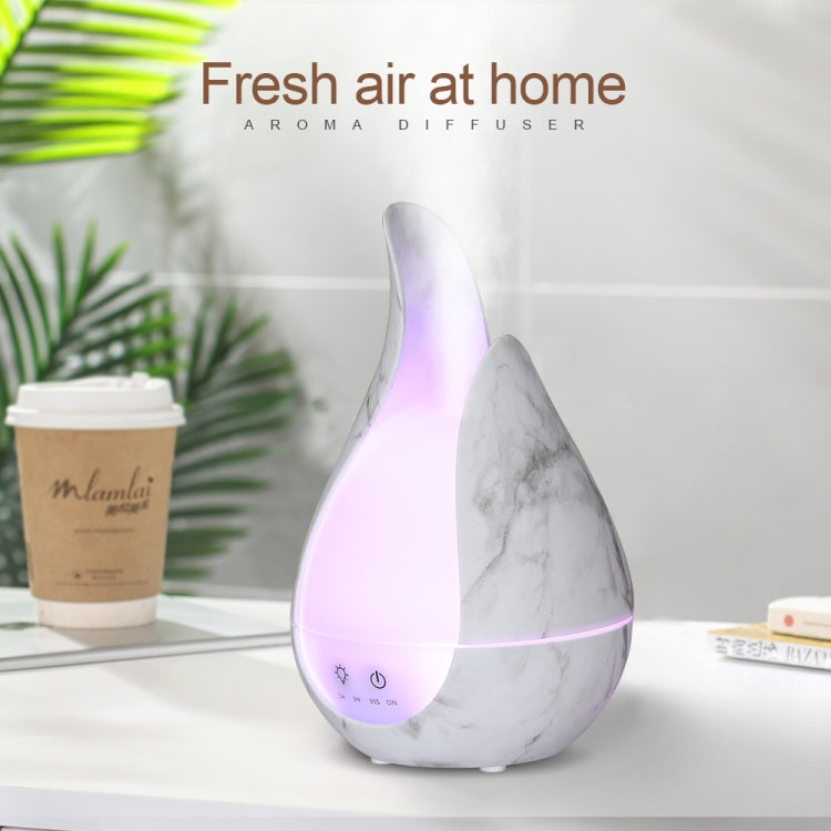 200ml Ultrasound Air Humidifier Aroma Essential Oil Diffuser 7 Colors LED Night Light Cool Mist Maker, Plug Type: UK  Plug(Light Wood Base) - Home & Garden by buy2fix | Online Shopping UK | buy2fix