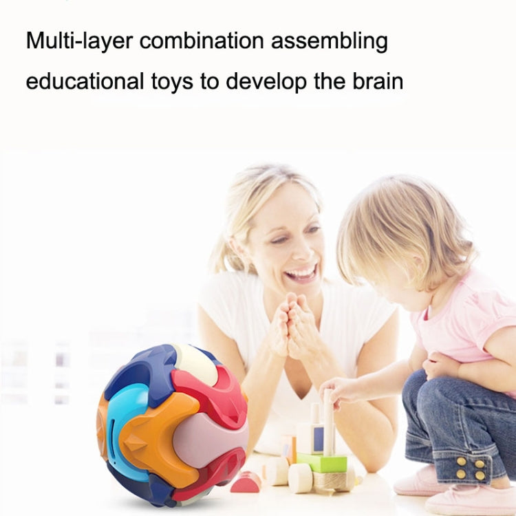 2PCS Children Puzzle Early Education Toys Ball Assembled Piggy Bank, Size:Medium (Polygon) - Puzzle Toys by buy2fix | Online Shopping UK | buy2fix