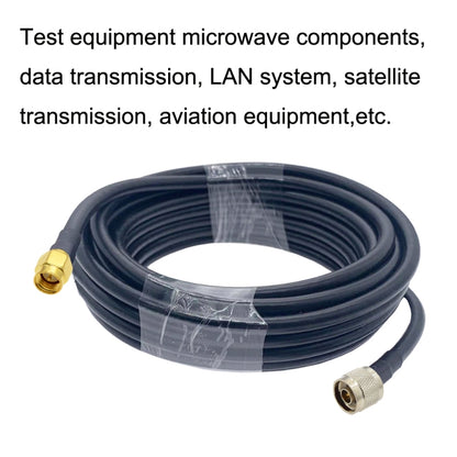 SMA Male to N Male RG58 Coaxial Adapter Cable, Cable Length:0.5m - Connectors by buy2fix | Online Shopping UK | buy2fix