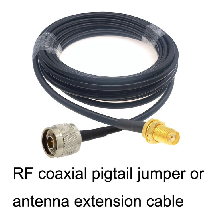 SMA Female To N Male RG58 Coaxial Adapter Cable, Cable Length:1m - Connectors by buy2fix | Online Shopping UK | buy2fix