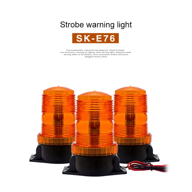 10-110V Forklift Warning Lights Strobe School Lights Traffic Construction LED Roof Engineering Vehicles Flash Lights - Warning Lights by buy2fix | Online Shopping UK | buy2fix