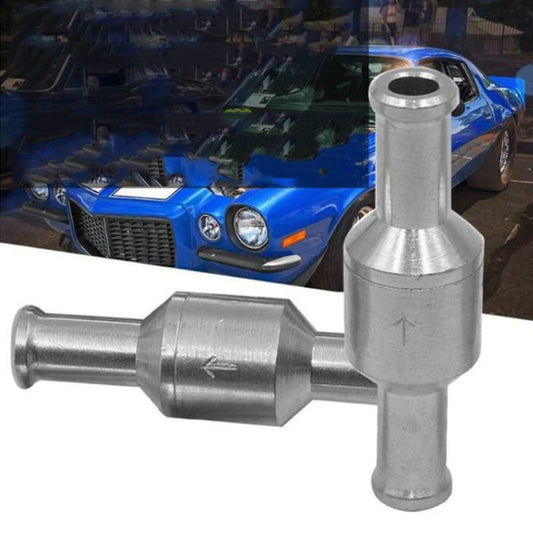 Car Aluminum Alloy Gasoline Fuel Check Valve, Size:M8(Silver) - In Car by buy2fix | Online Shopping UK | buy2fix