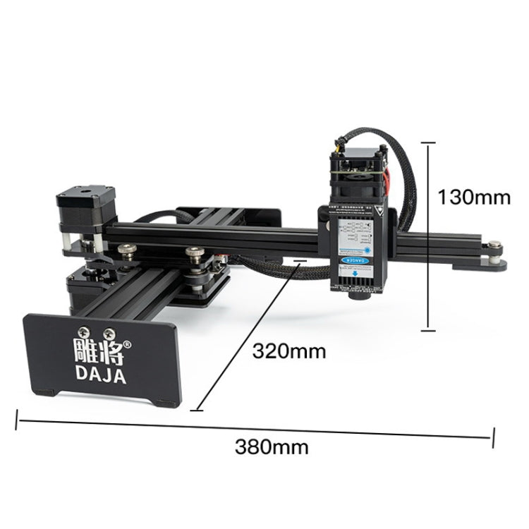 DAJA D2 15W Stainless Steel Metal Automatic CNC Small Portable Laser Engraving Machine(US Plug) - Consumer Electronics by DAJA | Online Shopping UK | buy2fix