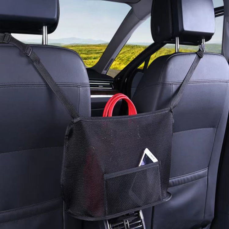 3 PCS Car Seat Hanging Storage Bag, Style:With Pocket(Black) - In Car by buy2fix | Online Shopping UK | buy2fix