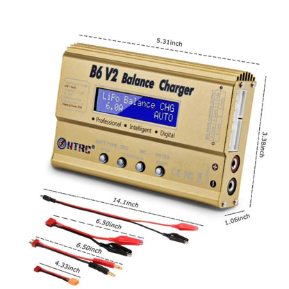 HTRC B6 V2 Model Airplane Charger Smart Balance Charger, US Plug - Charger by HTRC | Online Shopping UK | buy2fix