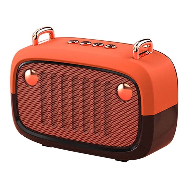 BS32D Wireless Bluetooth Speaker Cartoon Subwoofer Outdoor Card Portable Mini Speaker(Orange) - Mini Speaker by buy2fix | Online Shopping UK | buy2fix