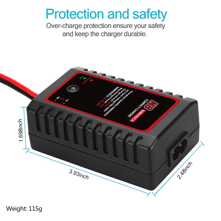 HTRC N8 Ni-MH Ni-Cr Battery Charger Smart Balance Charger, EU Plug - Charger by HTRC | Online Shopping UK | buy2fix