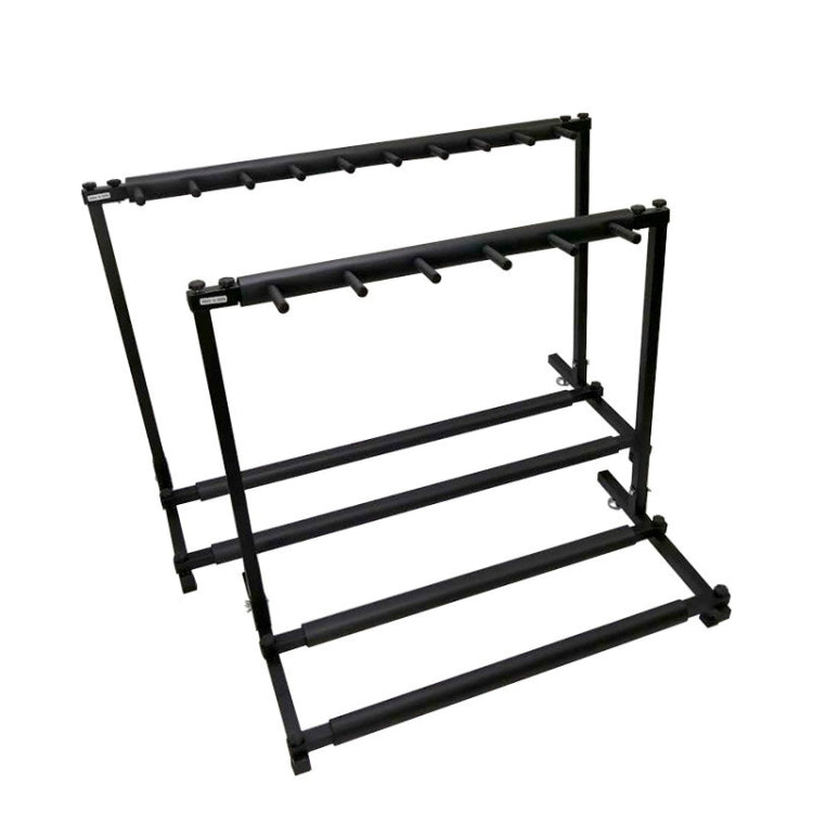 Foldable Long Metal Guitar Display Stand Shelf, Specification:Three Racks - Stringed Instruments by buy2fix | Online Shopping UK | buy2fix