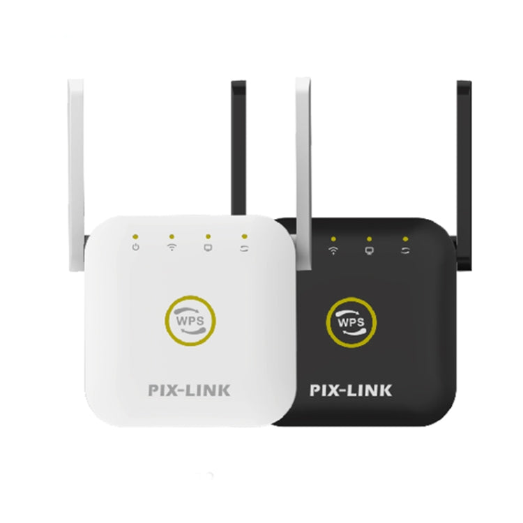 PIX-LINK WR22 300Mbps Wifi Wireless Signal Amplification Enhancement Extender, Plug Type:EU Plug(Black) - Wireless Routers by PIX-LINK | Online Shopping UK | buy2fix