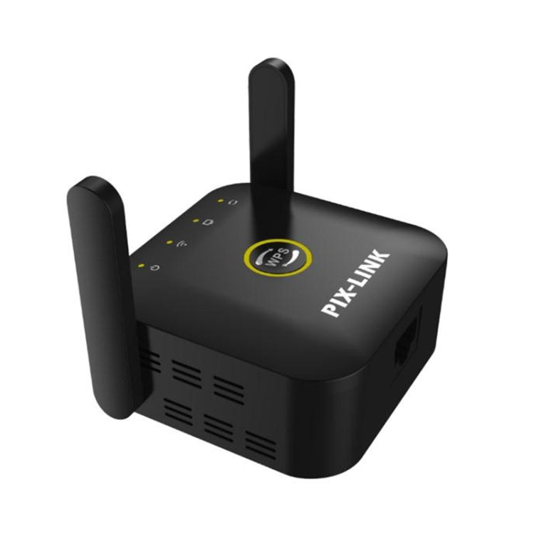 PIX-LINK WR22 300Mbps Wifi Wireless Signal Amplification Enhancement Extender, Plug Type:UK Plug(Black) - Wireless Routers by PIX-LINK | Online Shopping UK | buy2fix