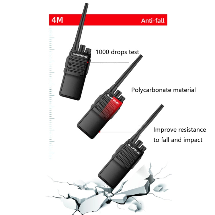 Baofeng BF-1904 Radio Communication Equipment High-power Handheld Walkie-talkie, Plug Specifications:US Plug - Handheld Walkie Talkie by Baofeng | Online Shopping UK | buy2fix